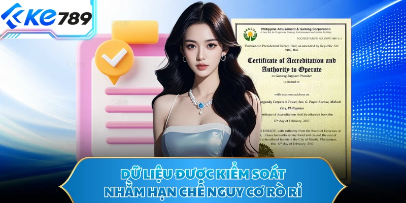 Dữ liệu được kiểm soát nhằm hạn chế nguy cơ rò rỉ
